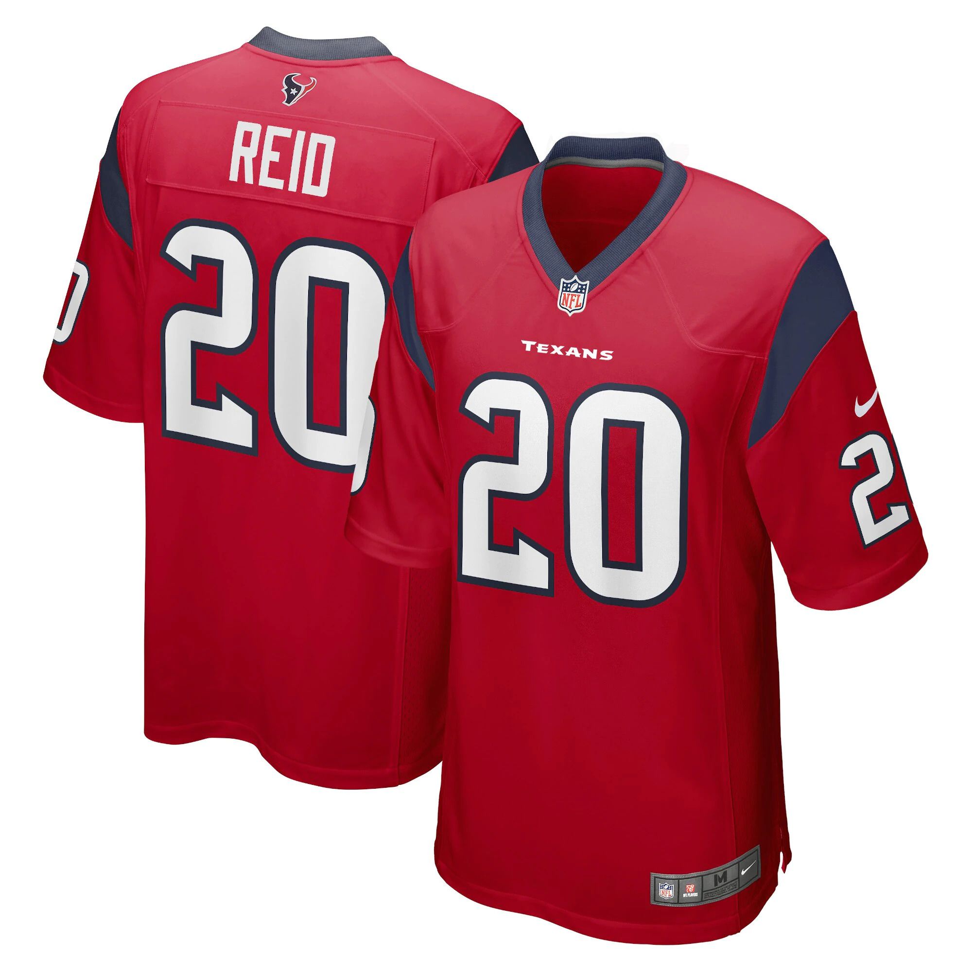 Men Houston Texans #20 Justin Reid Nike Red Game NFL Jersey->houston texans->NFL Jersey
